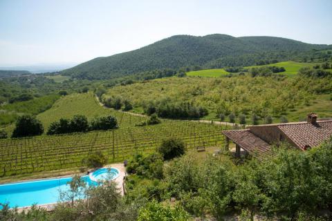 Val di Chiana, im Zentrum Italiens, an der Grenze zwischen Toskana und Umbrien