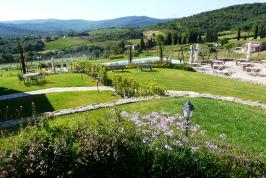 Poggio Panoramico in Arezzo mit Sportanlagen | Tritt-toskana.de