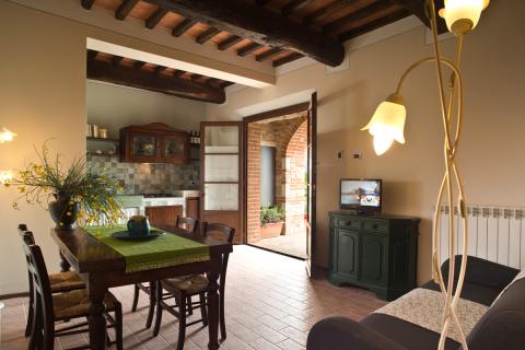 Agriturismo mit Pool, 6 Ferienwohnungen bei Volterra, Tritt-Toskana