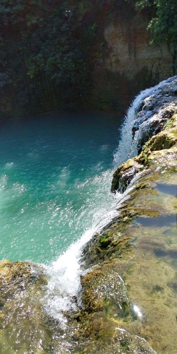 Wasserfall Dioborrato bei Colla Val d’Elsa, Siena, Toskana