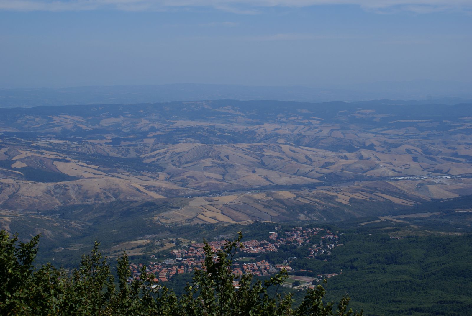 Panorama vom Monte Amiata, Grosseto, Siena, Toskana