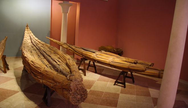 Papyrusmuseum in Syrakus auf Sizilein Urlaub in Italien