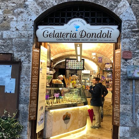 Eis Weltmeister Dondoli, San Gimignano