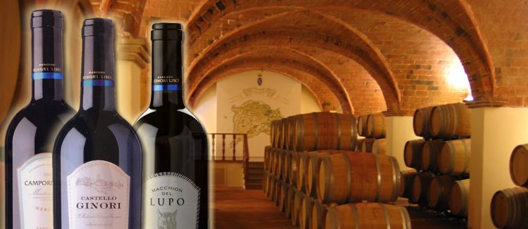 Rotwein aus dem Castello Ginori Pisa Toskana