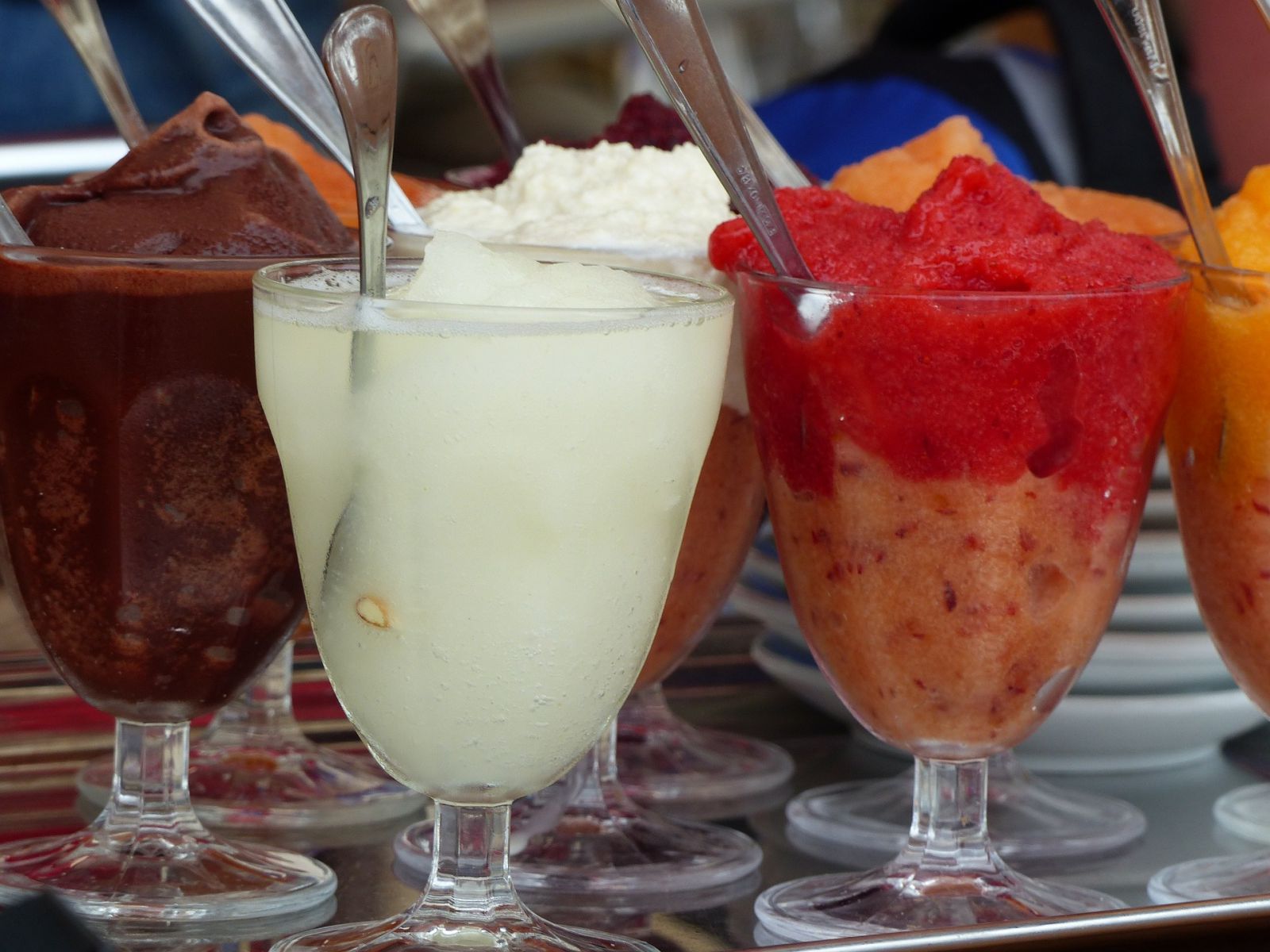 Granita, Sizilien, Italien
