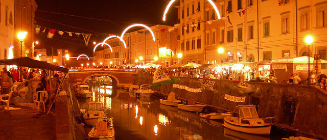 Livorno Effetto Venezia Sommer Toskana Urlaub