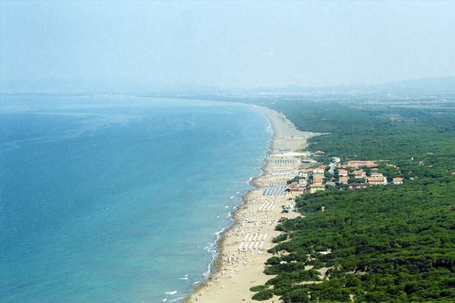 Etruskische Küste südlich von Livorno Toskana
