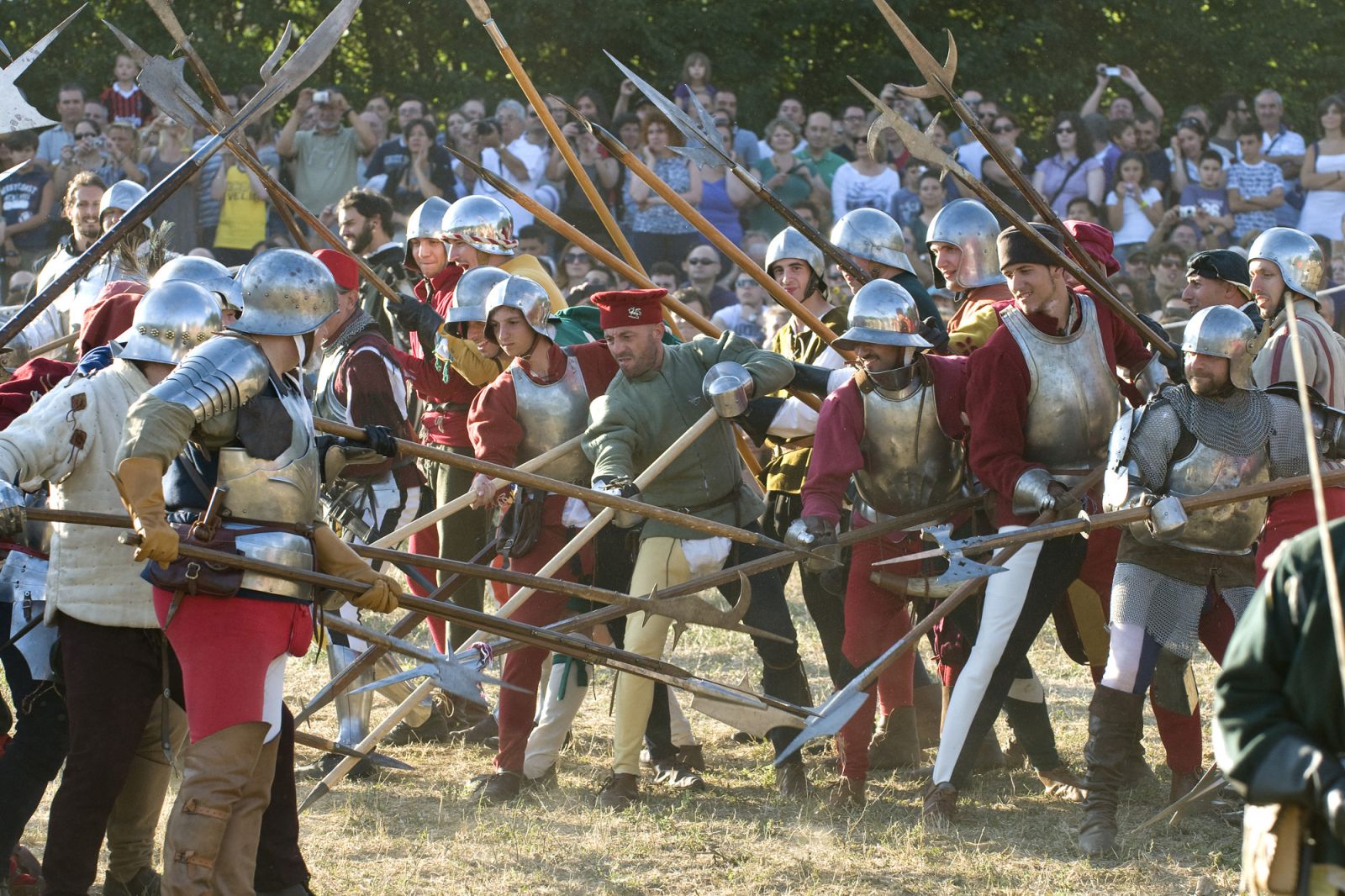 Monteriggioni Siena Toskana Mittelalterliches Fest