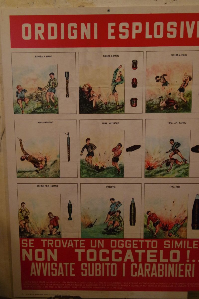 Toskana Campo Tizzoro nicht Anfassen poster