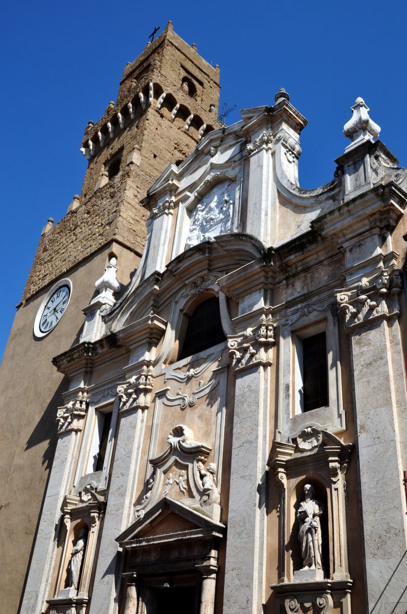 Pitigliano Kathedrale Toskana Urlaub Maremma