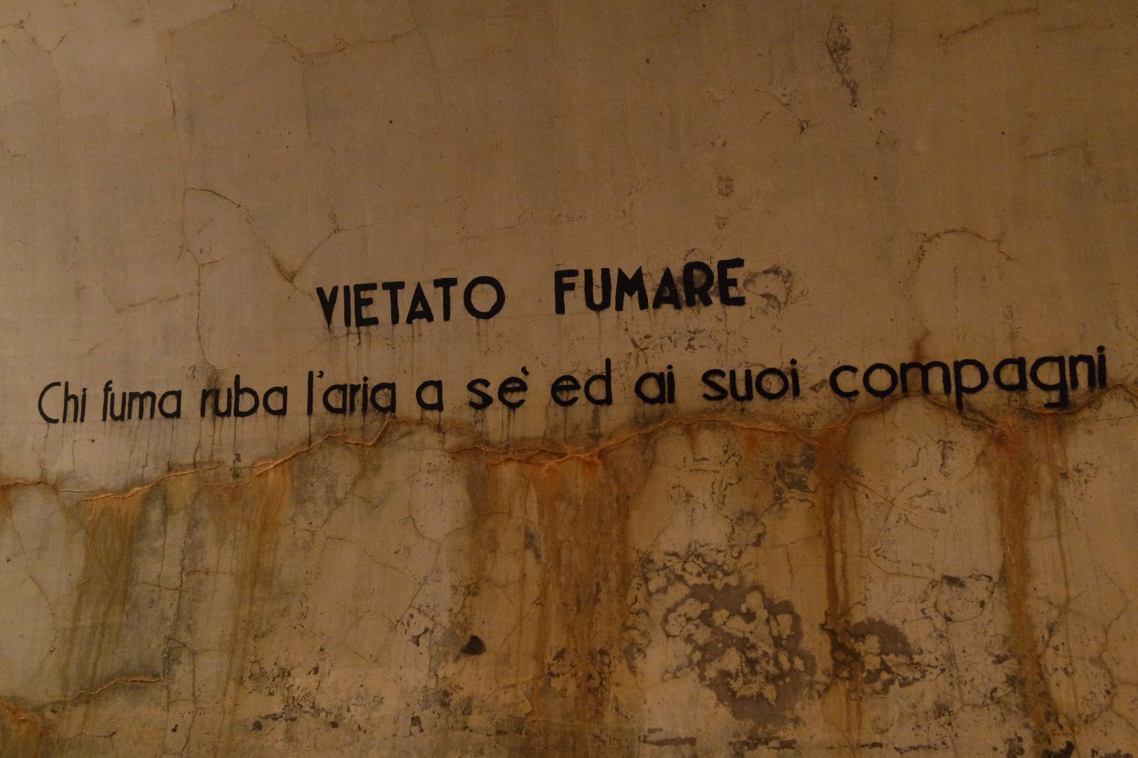 Toskana Bunkertunnel Campo Tizzoro