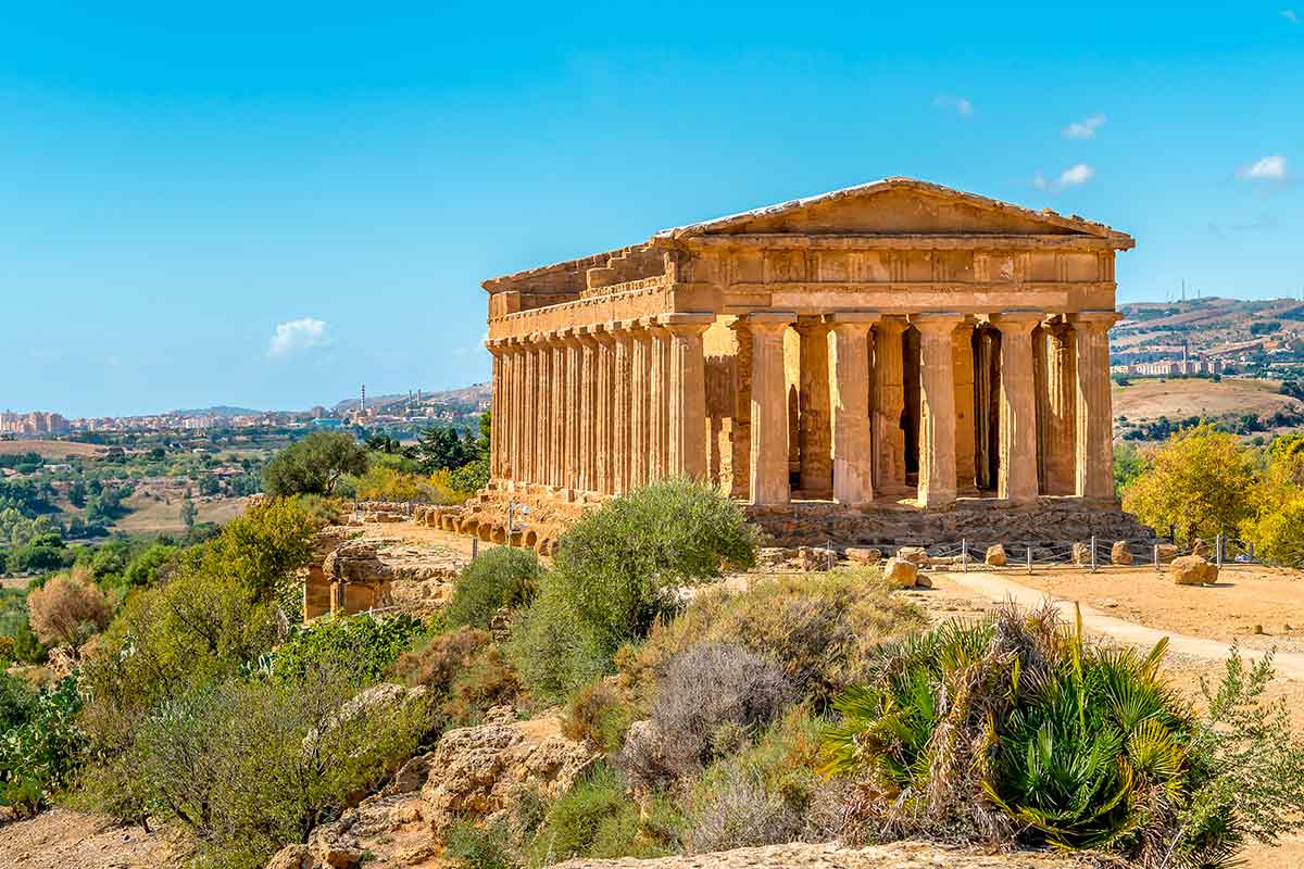 Tal der Temel, Agrigento, Sizilien, Italien