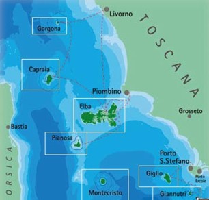 Toskanische Küste und Inseln