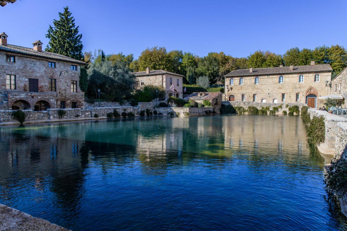 Baggno Vignoni, Toskana, Italien