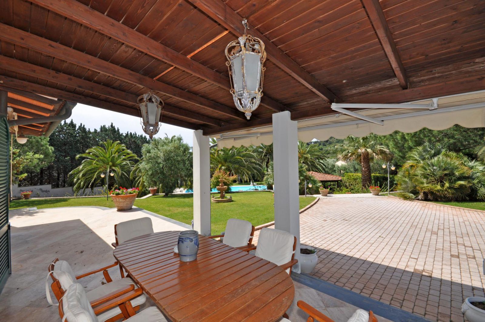 Privater Pool in Luxus Villa Elba Toskana