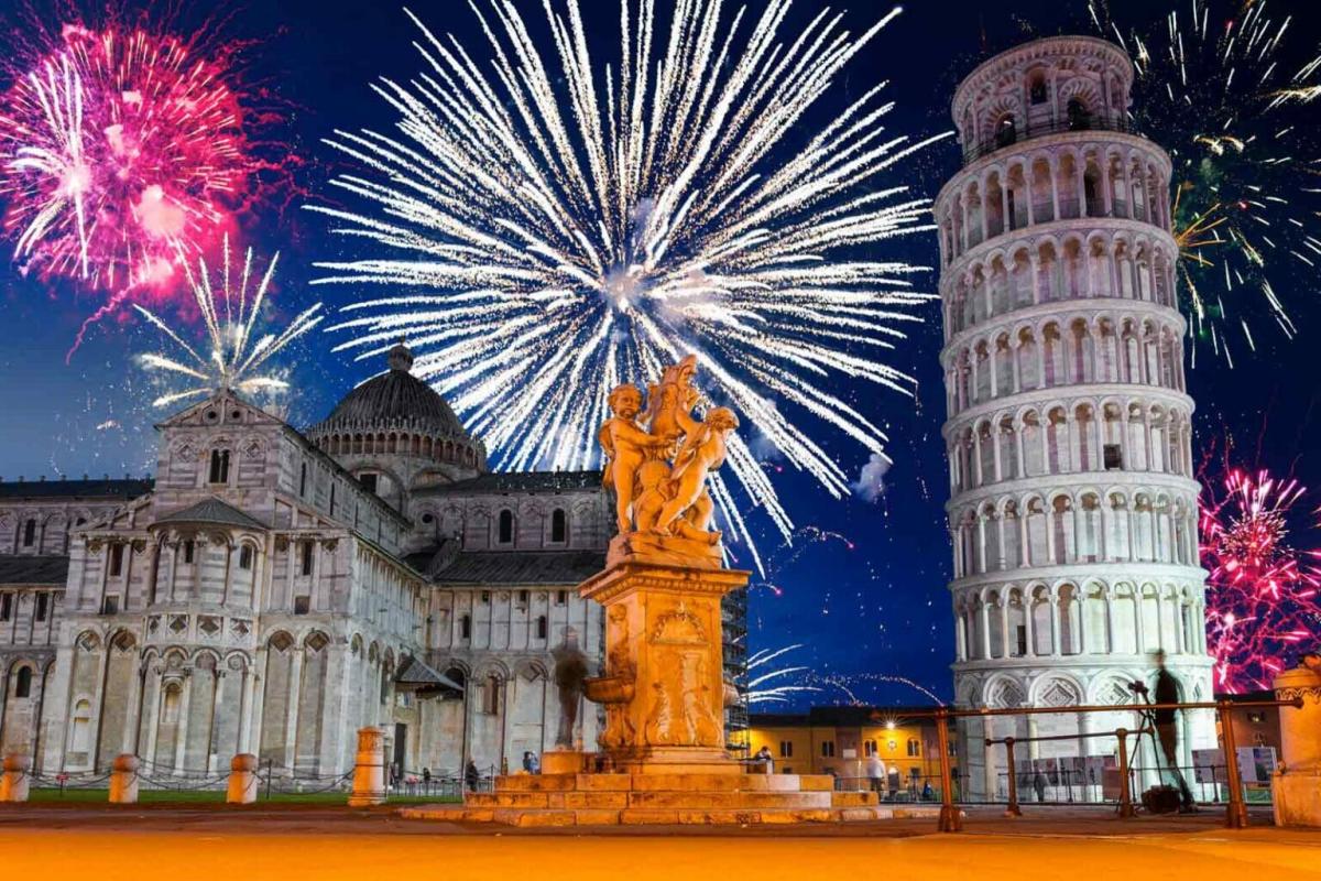 Neujahr in Pisa