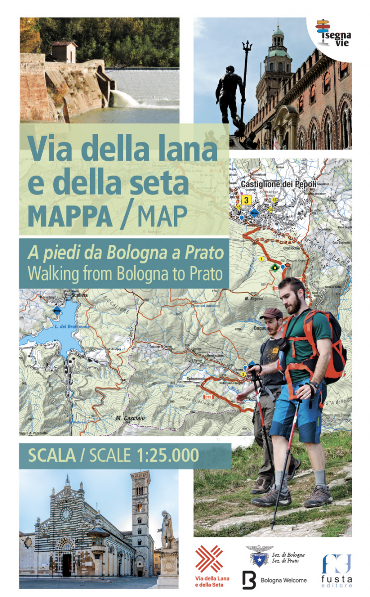 Wanderkarte und FÃ¼hrer, Toskana, Prato