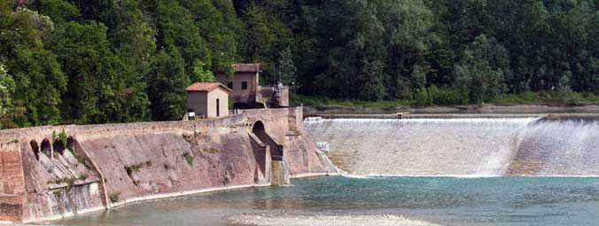 Schlause in Casalecchio del Reno, Wanderweg Prato , Toskana