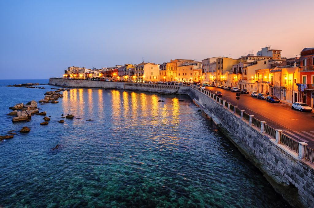 Ortigia, Syrakus, Sizilien, Italien