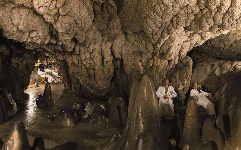 Monsummano Therme Grotta Giusti in der Region Toskana