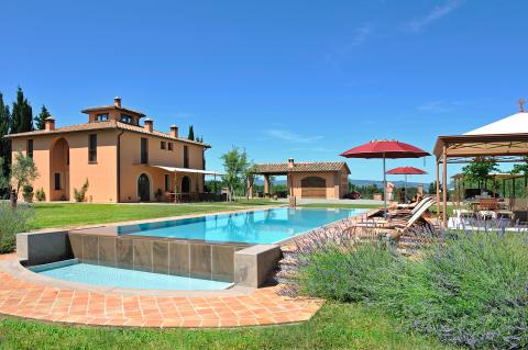 Villa Montelopio mit Pool, Toskana