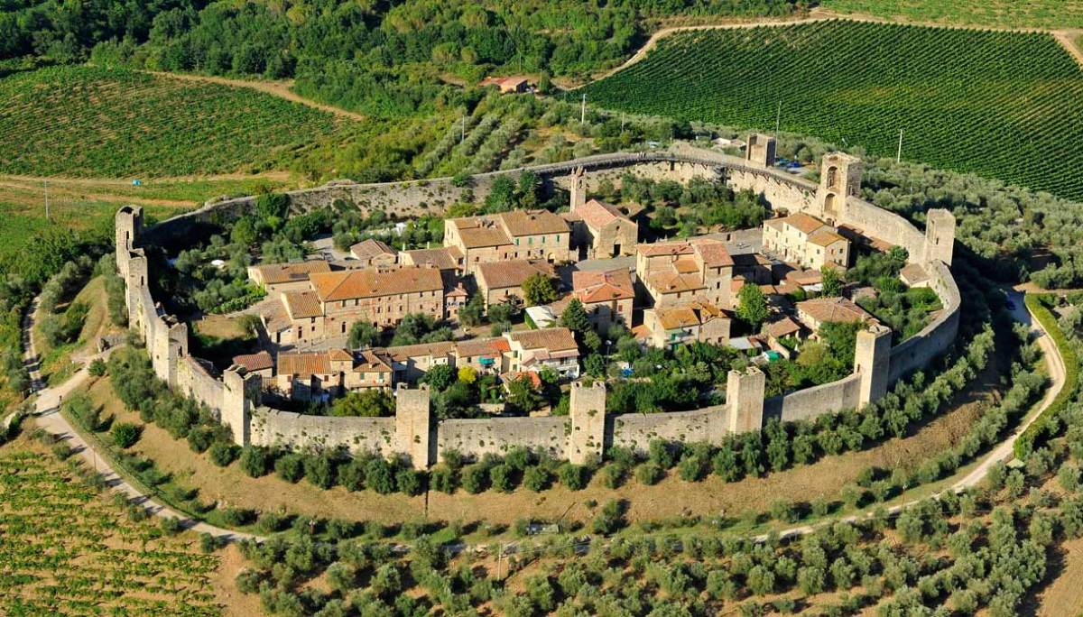 Monteriggioni, Siena, Toskana