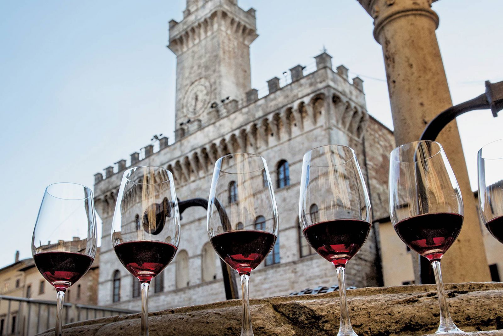 Montepulciano Wein Nobile di Montepulciano Toskana