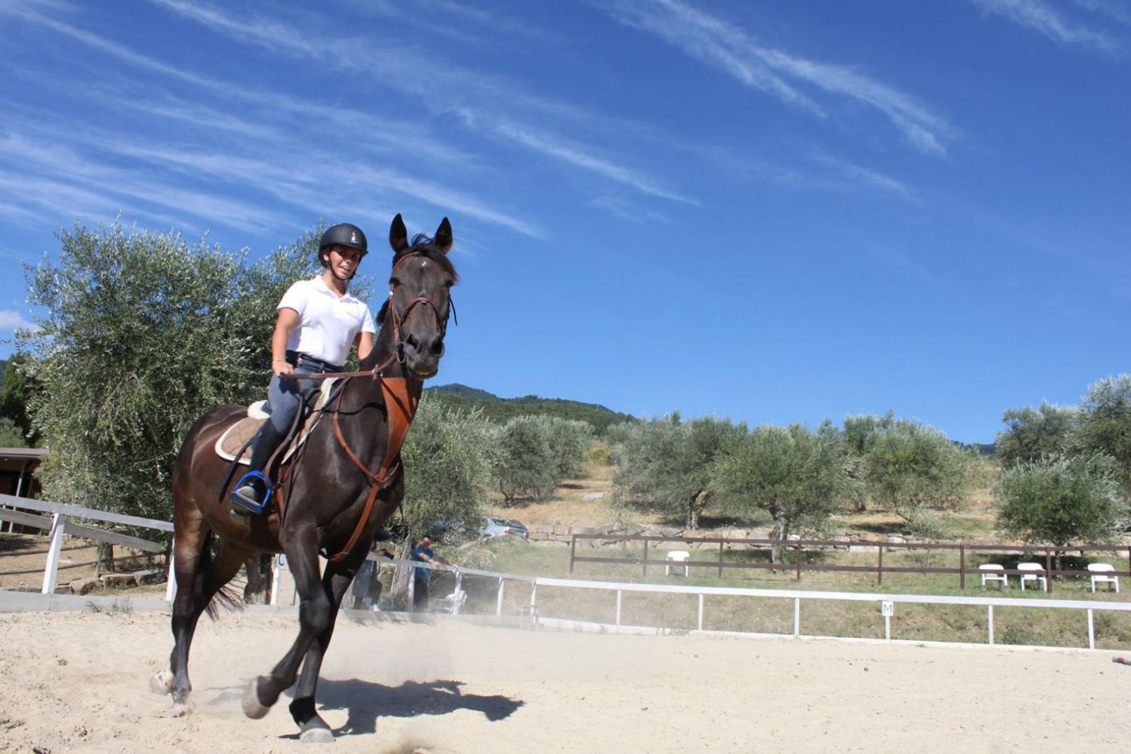 Reiten in der Toskana, bei Florenz, Urlaub im Agriturismo