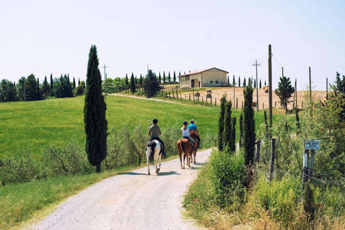 reiten inder Toskana, Urlaub auf dem Bauernhof