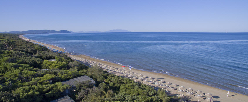 Strand in San Vincenzo Livorno Toskana