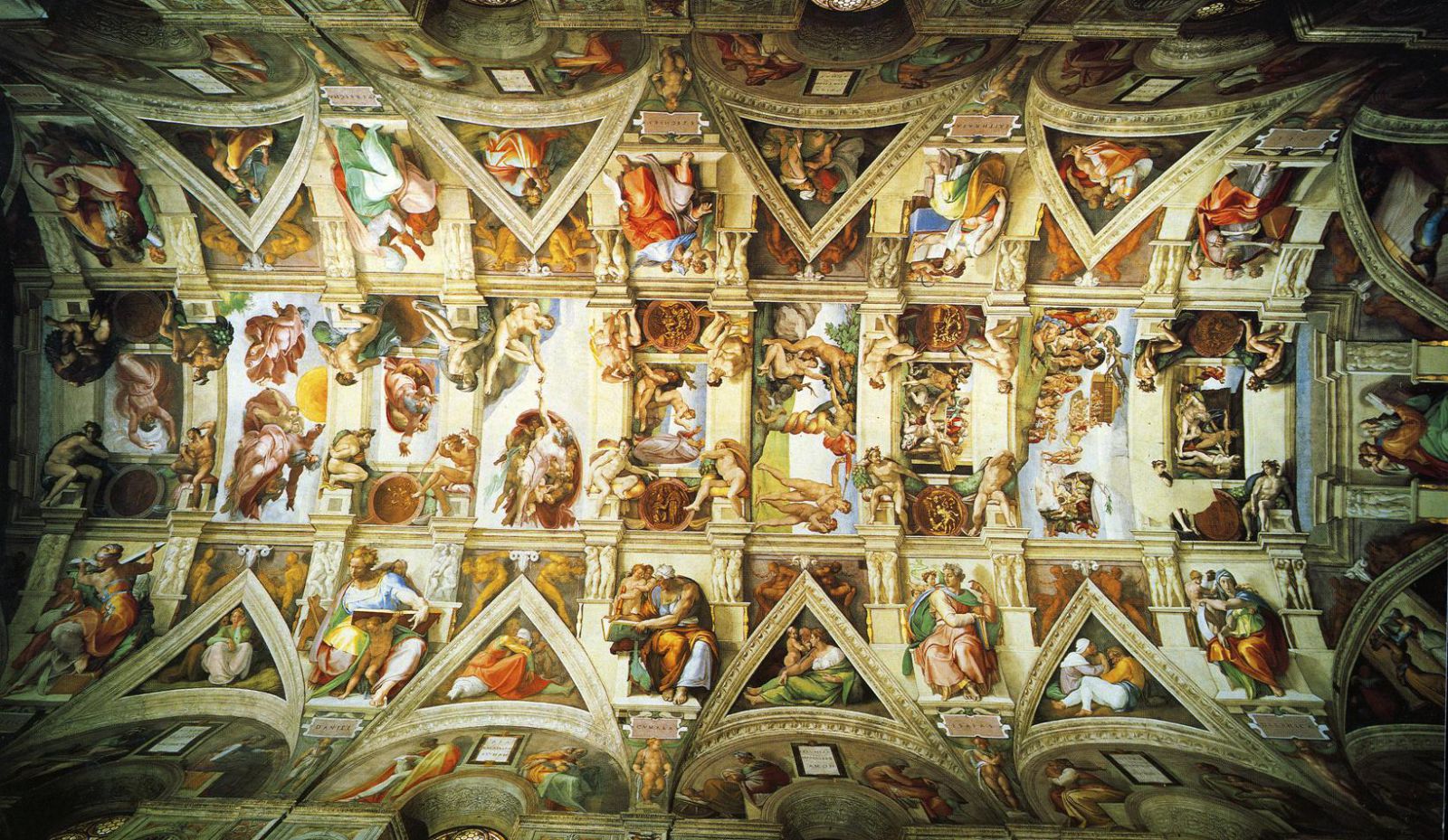 Sixtinische Kapelle, Michelangelo geboren in der Toskana