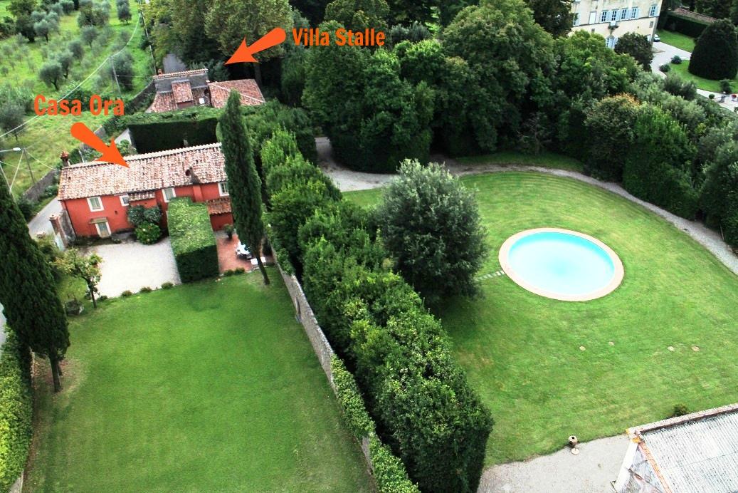 Casa Ora und Villa Stalle gleich nebeneinander, Toskana Urlaub
