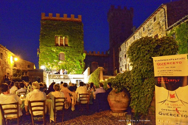 Wein-Opera-Festival im Castello di Querceto Pisa Toskana